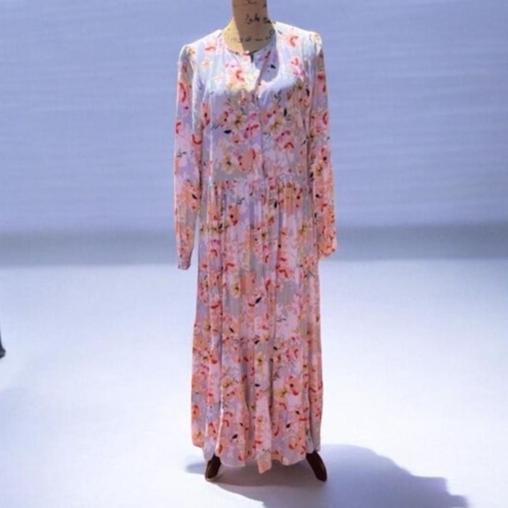 Floral Tiered Dress size L For the Republic